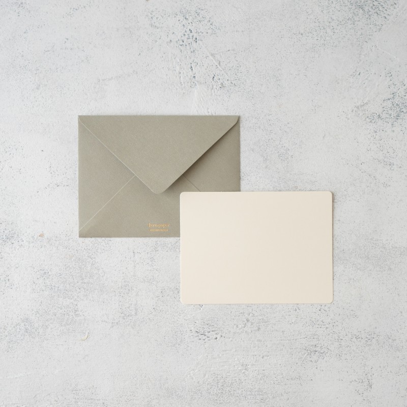 FADED SAGE GREETING CARD A6